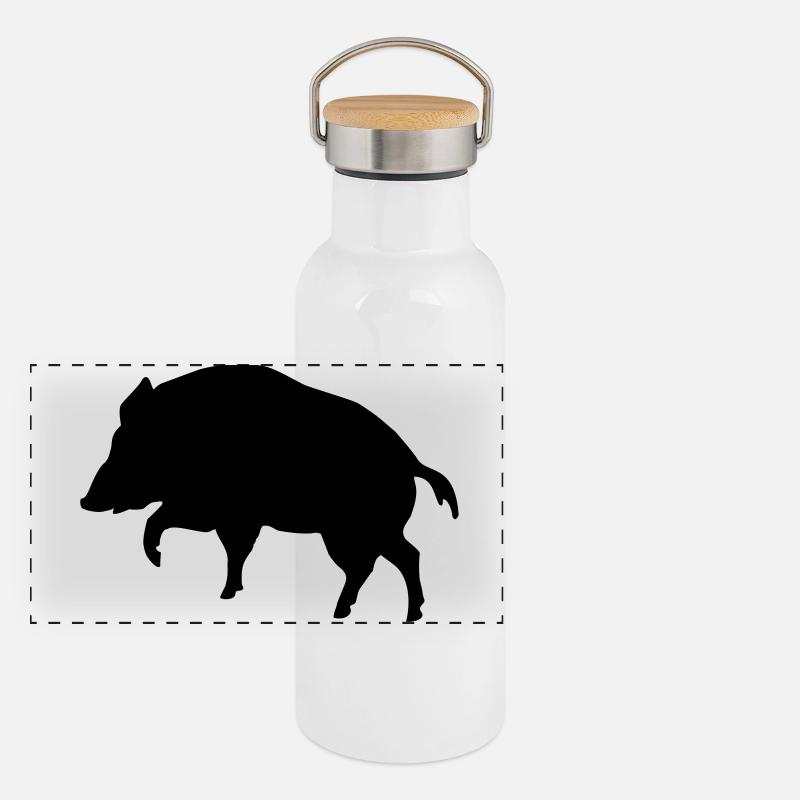 boar Panoramic Thermal Bottle with Bamboo Lid