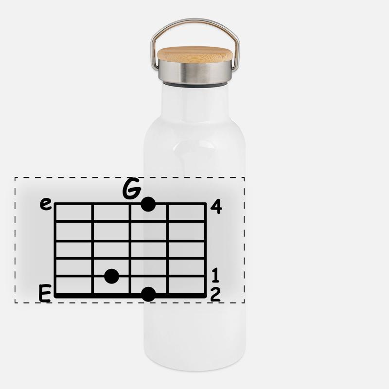 Musician Chord Panoramic Thermal Bottle with Bamboo Lid