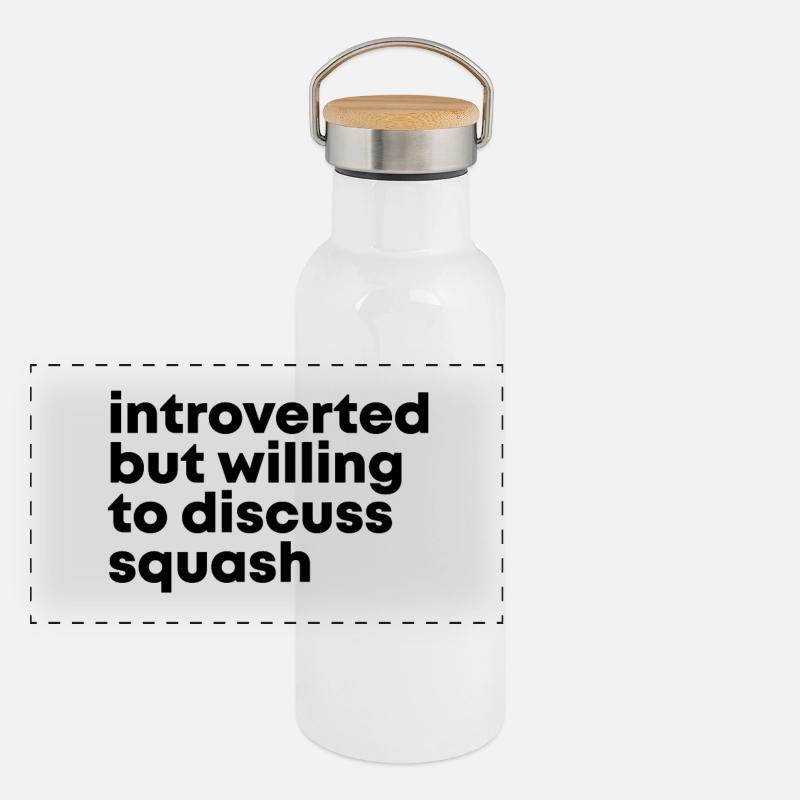 Squash Panoramic Thermal Bottle with Bamboo Lid