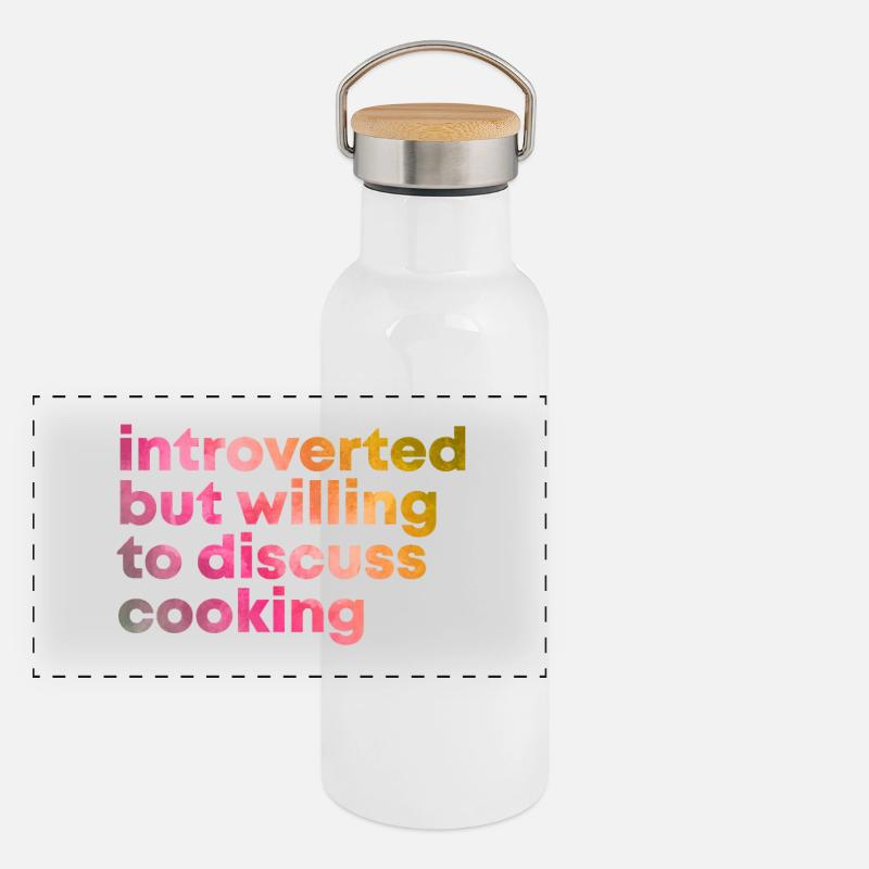 Cooking Panoramic Thermal Bottle with Bamboo Lid