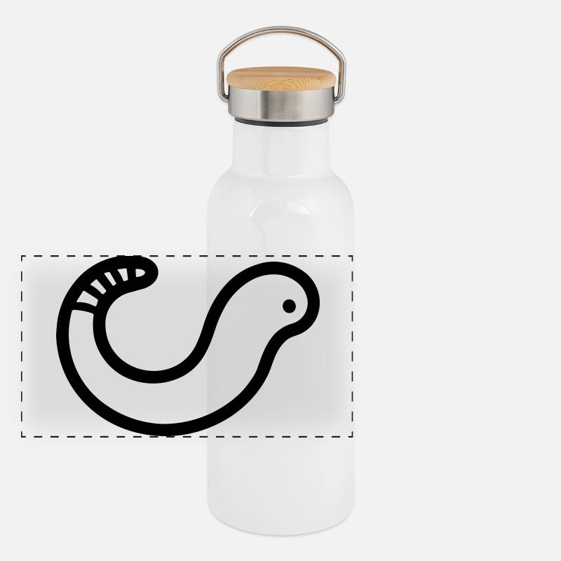 earthworm Panoramic Thermal Bottle with Bamboo Lid