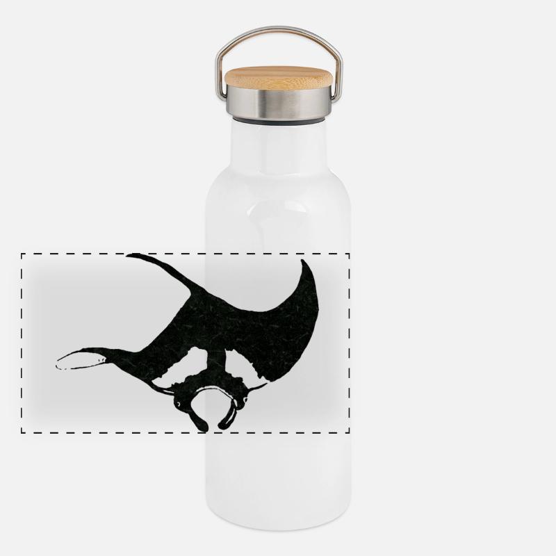 DECKE Panorama Thermosflasche mit Bambusdeckel