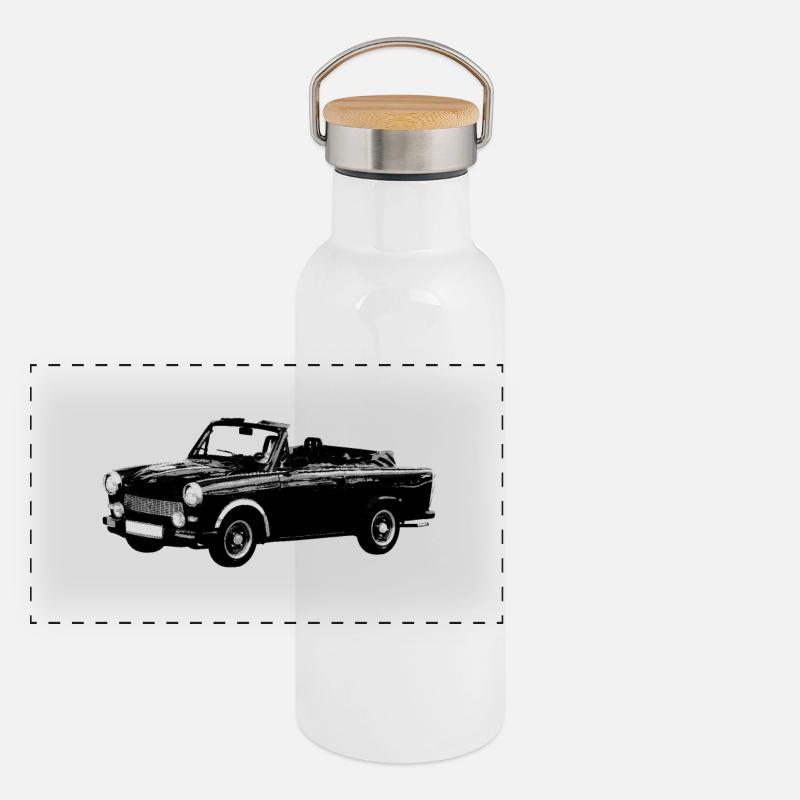 Trabant 601 Décapotable Gourde isotherme avec bouchon en bambou