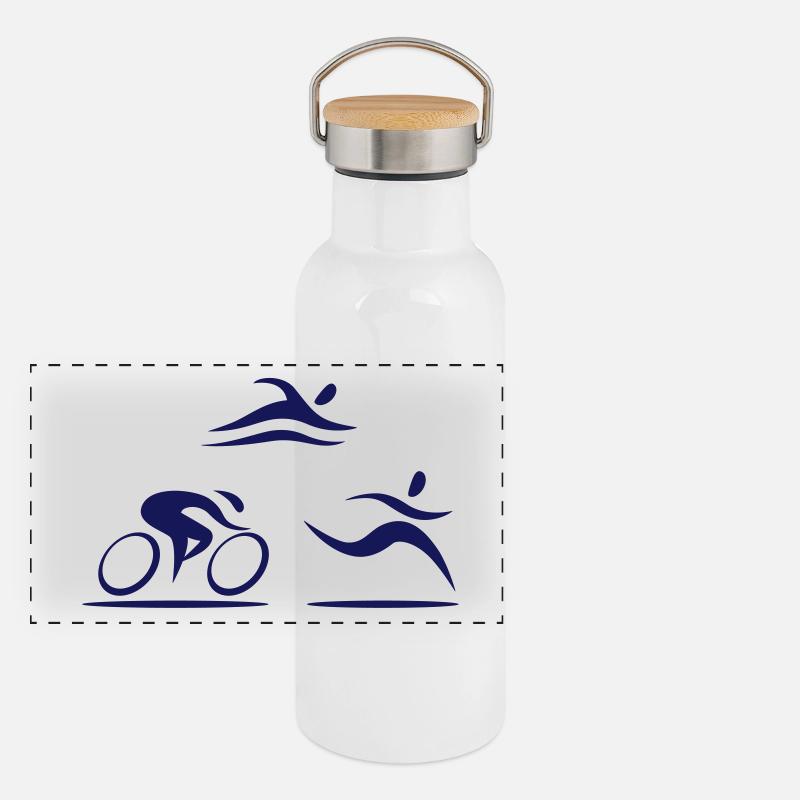 triatlon Panoramic Thermal Bottle with Bamboo Lid