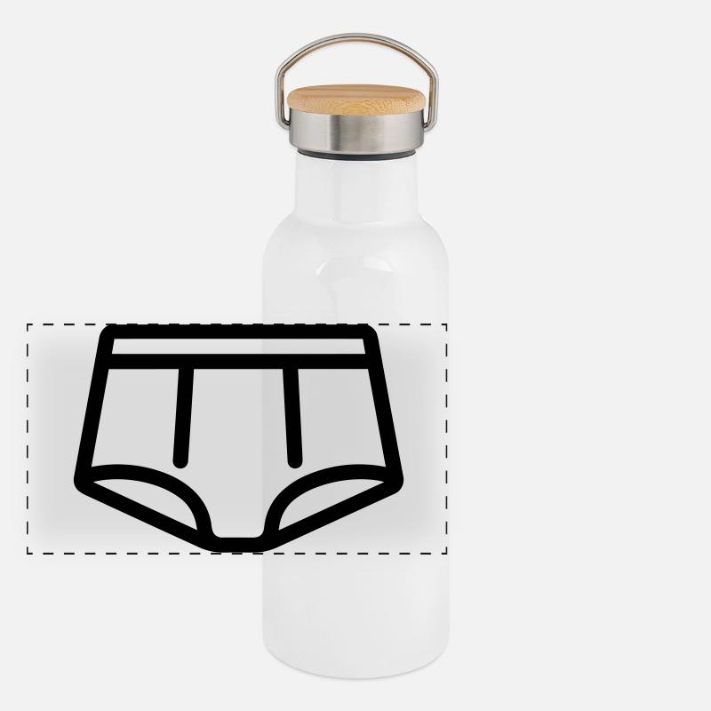 Briefings Panorama Thermosflasche mit Bambusdeckel