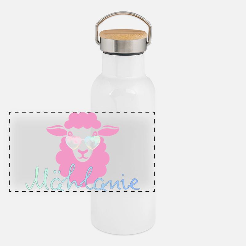 Mählanie Panoramic Thermal Bottle with Bamboo Lid