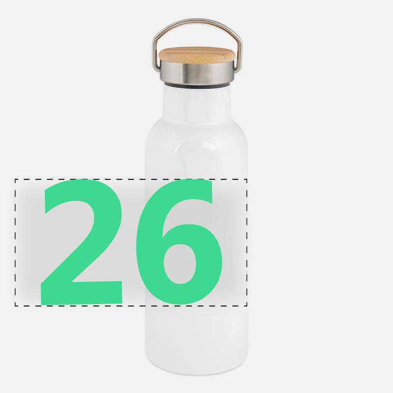 26 Panoramic Thermal Bottle with Bamboo Lid