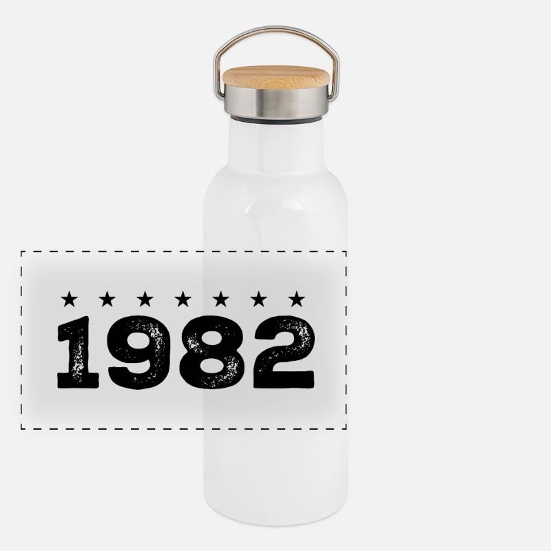 Made in 1982 Panoramic Thermal Bottle with Bamboo Lid