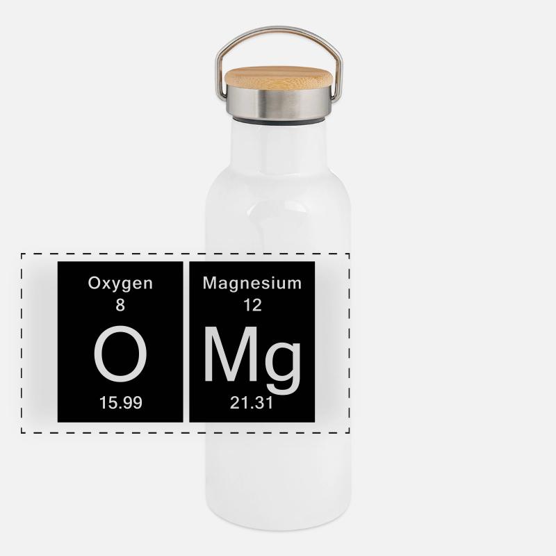 Chemistry OMG - Oh My God Panoramic Thermal Bottle with Bamboo Lid