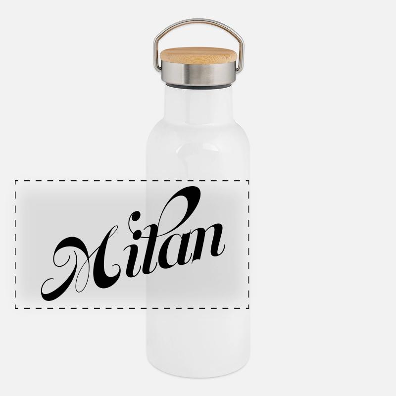 cerf-volant Gourde isotherme avec bouchon en bambou