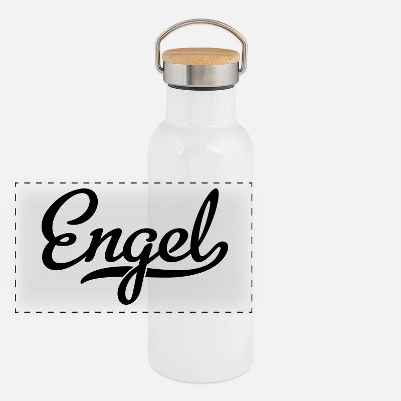 ANGE Gourde isotherme avec bouchon en bambou