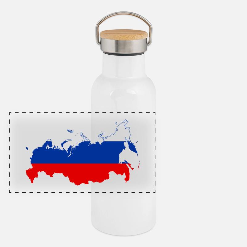 Russia Panoramic Thermal Bottle with Bamboo Lid