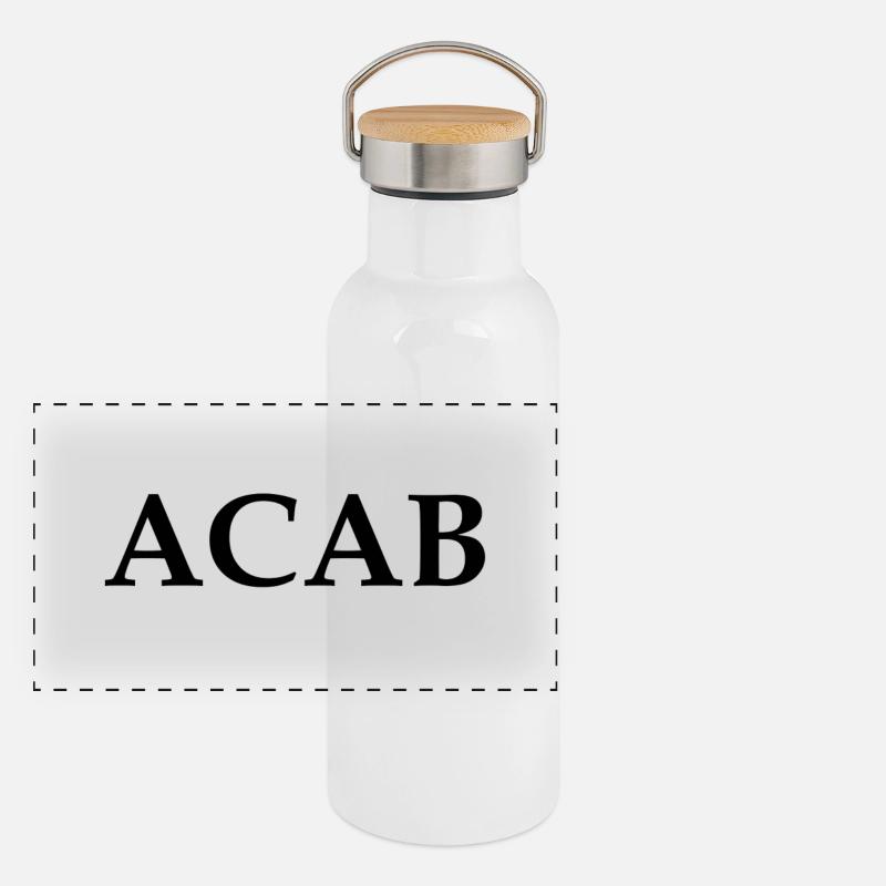 ACAB - Spongebozz Gourde isotherme avec bouchon en bambou