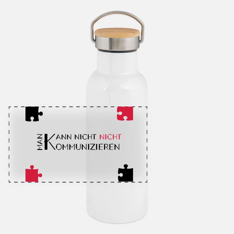 communication watzlawick Gourde isotherme avec bouchon en bambou