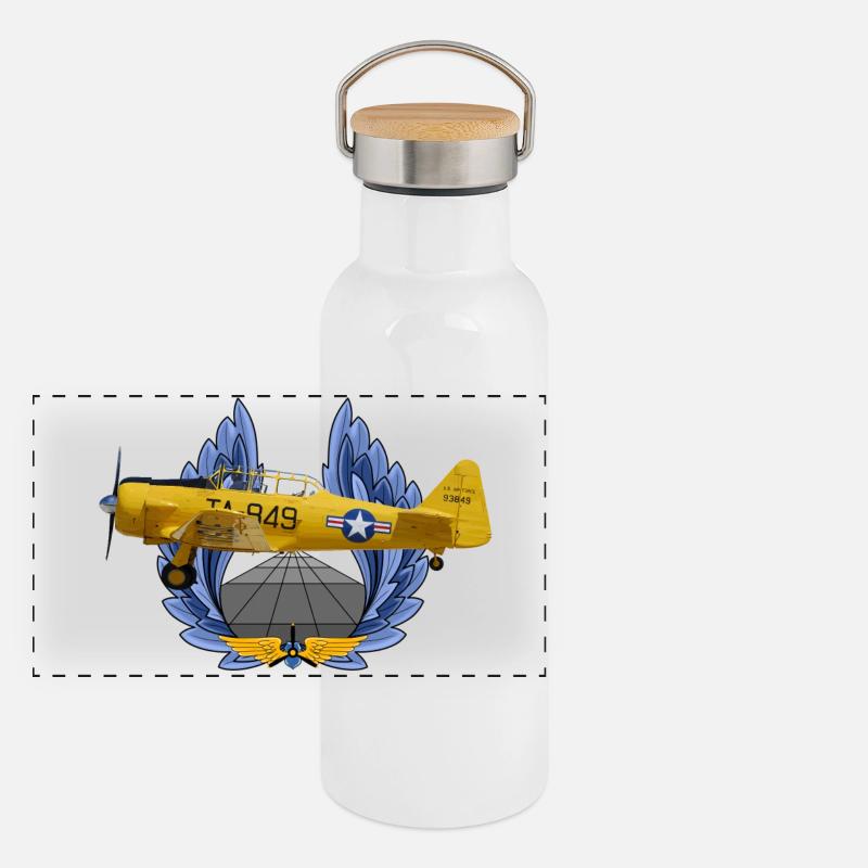 Texan Gourde isotherme avec bouchon en bambou