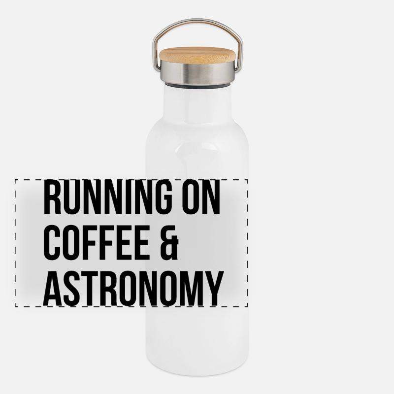 astronomie Gourde isotherme avec bouchon en bambou