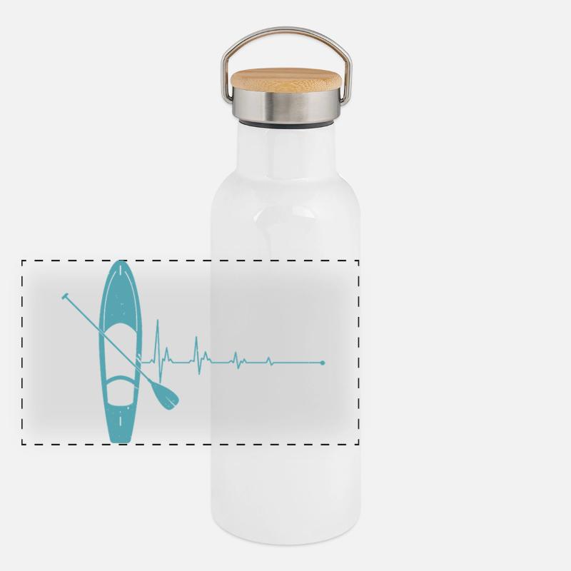 Pulse Board and Paddle Panoramic Thermal Bottle with Bamboo Lid