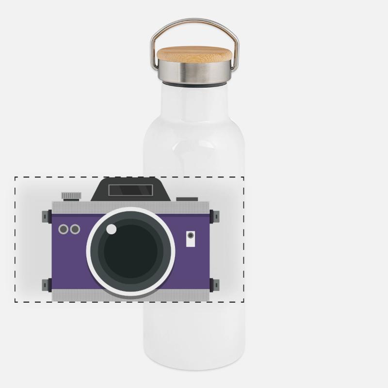 Zimmer Panorama Thermosflasche mit Bambusdeckel