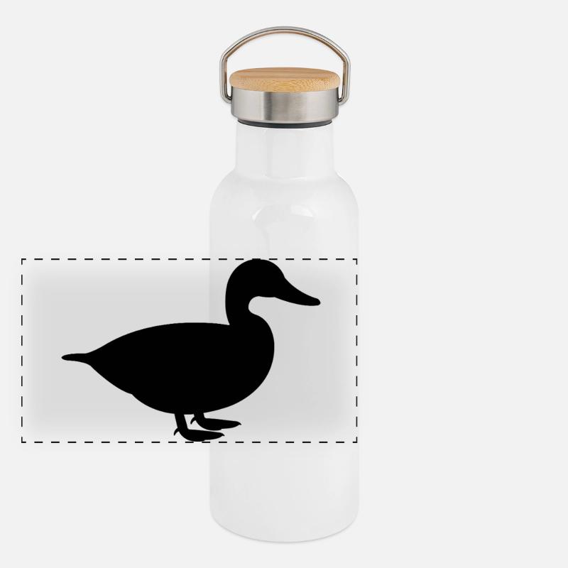 Duck Panoramic Thermal Bottle with Bamboo Lid