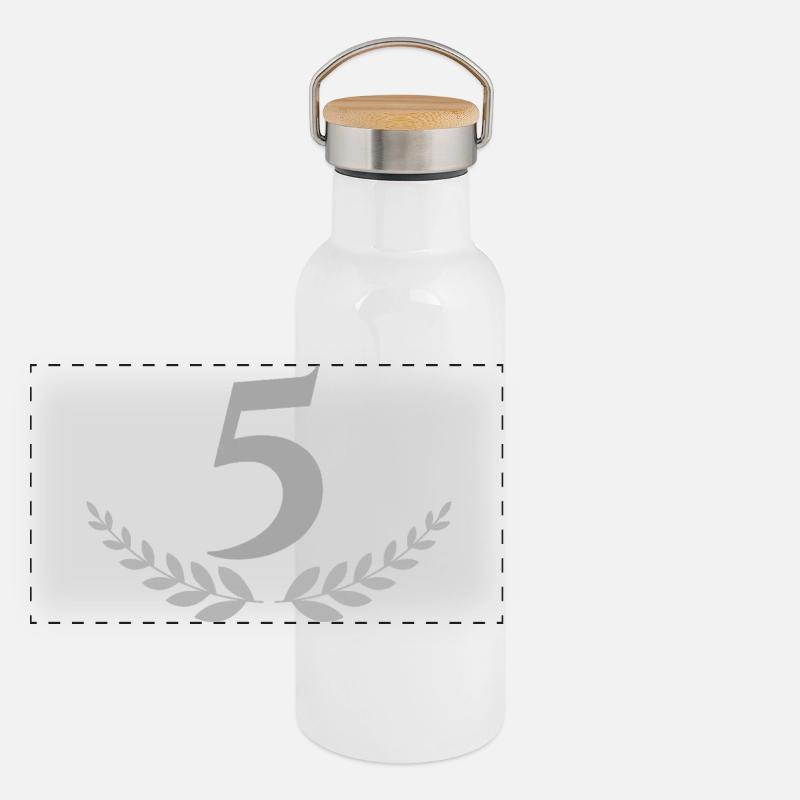 5 Panoramic Thermal Bottle with Bamboo Lid