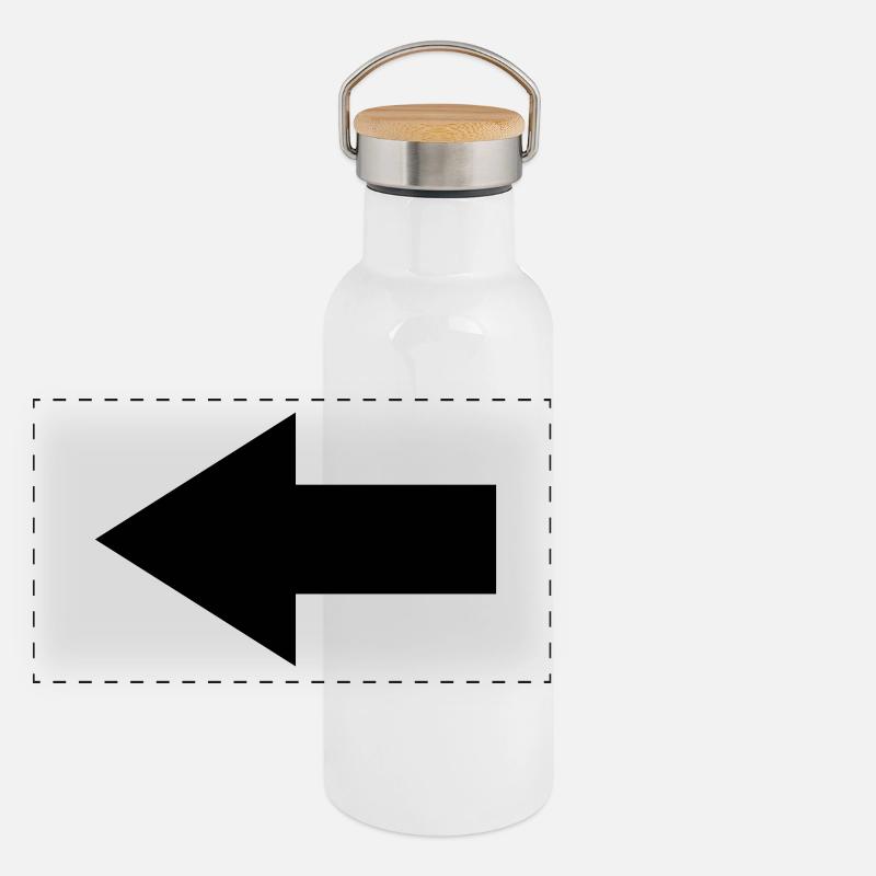 Pfeil links Panorama Thermosflasche mit Bambusdeckel