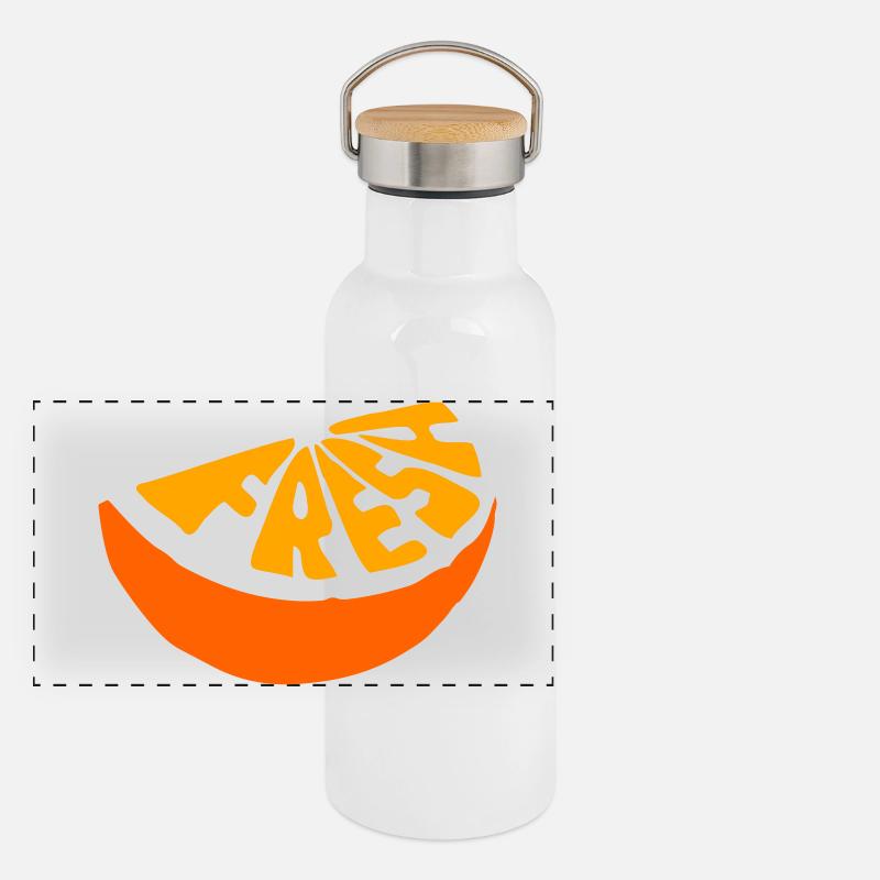 Fresh Gourde isotherme avec bouchon en bambou