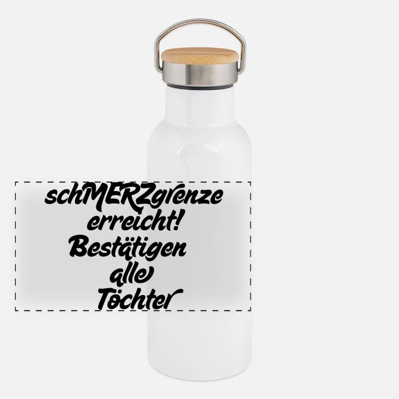 Pain threshold reached, all daughters confirm Panoramic Thermal Bottle with Bamboo Lid