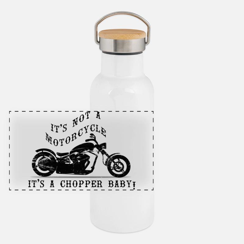 Zerhacker-Baby Panorama Thermosflasche mit Bambusdeckel