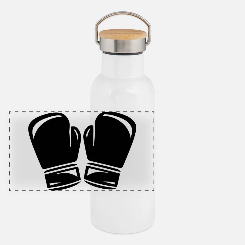 boxe Gourde isotherme avec bouchon en bambou
