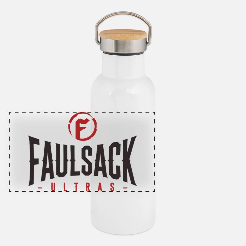 Panorama Thermosflasche mit Bambusdeckel
