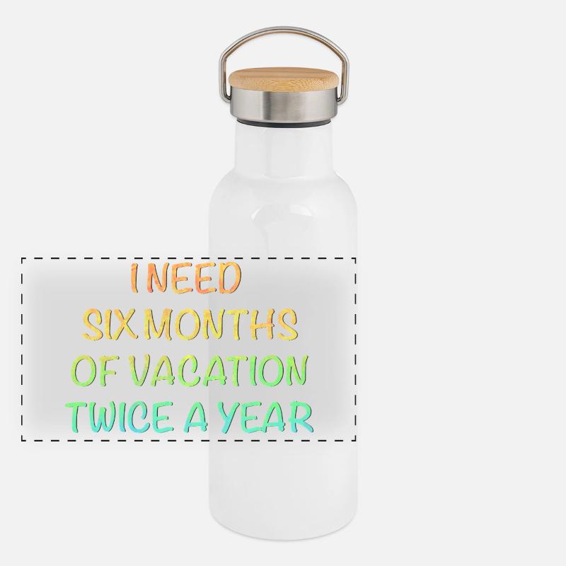 Vacation Panoramic Thermal Bottle with Bamboo Lid