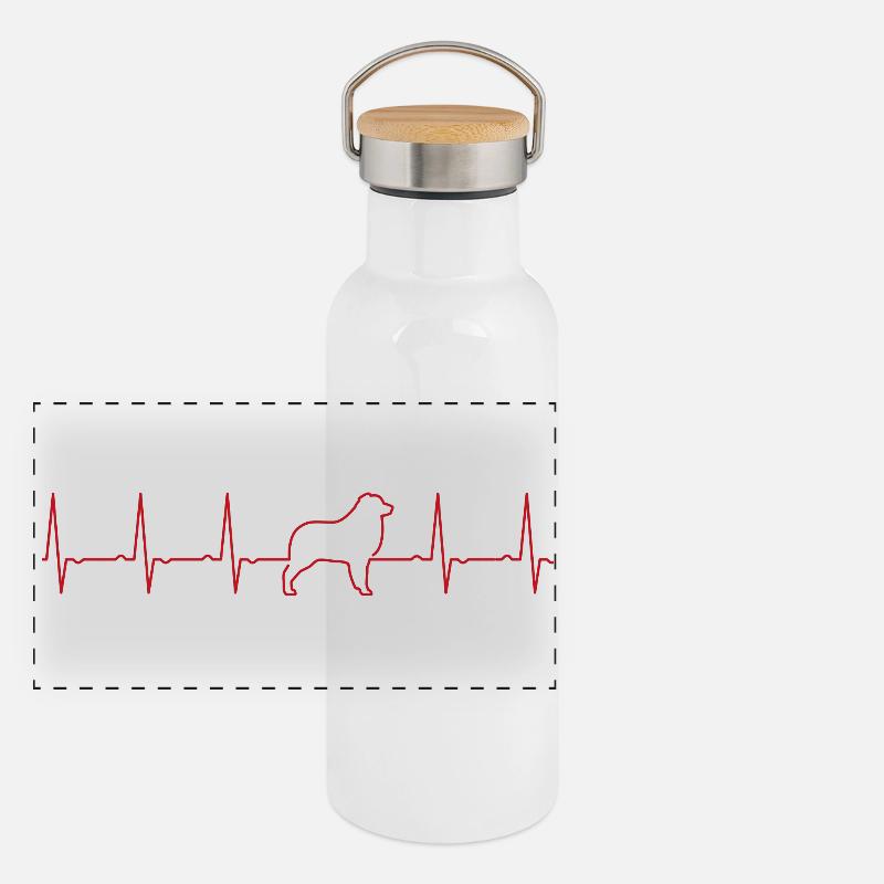 EKG Aussie Panorama Thermosflasche mit Bambusdeckel