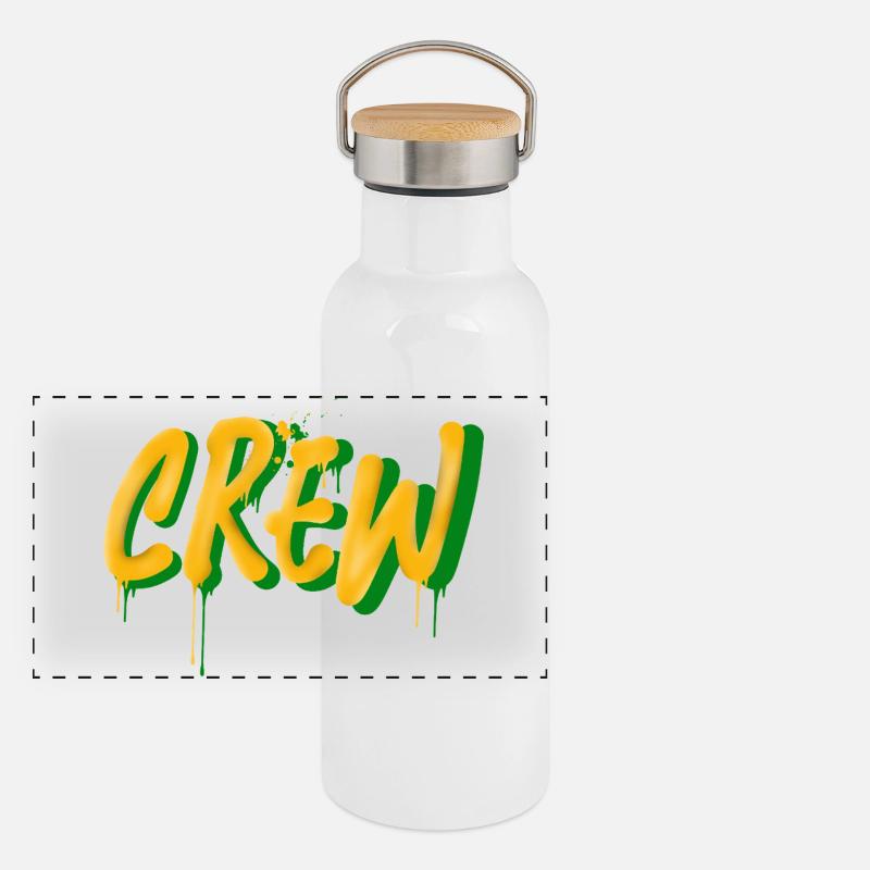Crew Panorama Thermosflasche mit Bambusdeckel