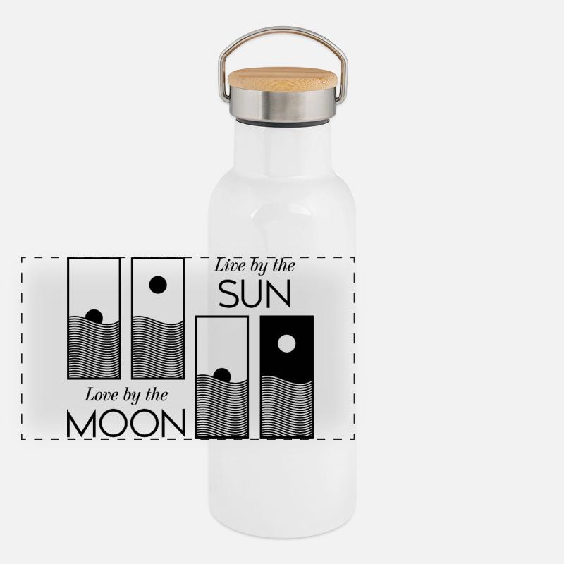 Sunrise / Sunset Panoramic Thermal Bottle with Bamboo Lid