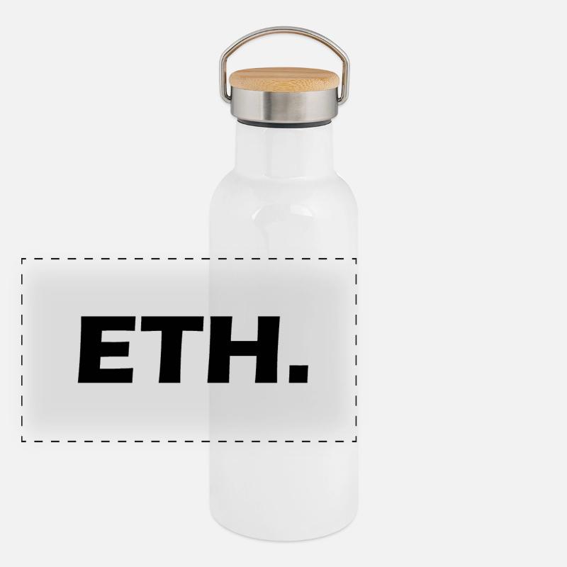Ethereum Panoramic Thermal Bottle with Bamboo Lid