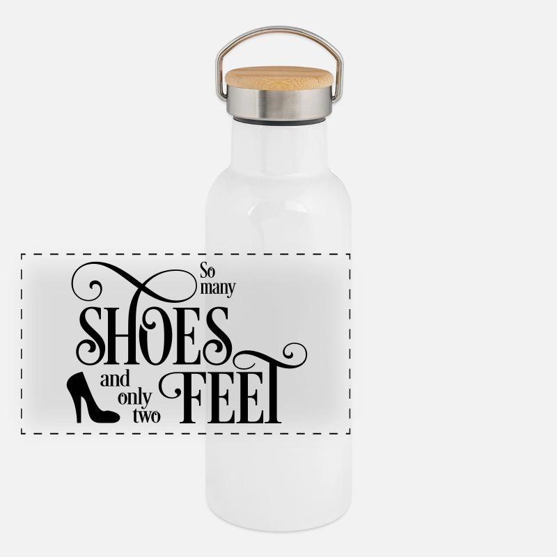 shoes Panoramic Thermal Bottle with Bamboo Lid