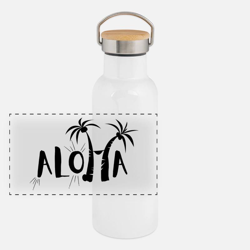 Aloha Panoramic Thermal Bottle with Bamboo Lid