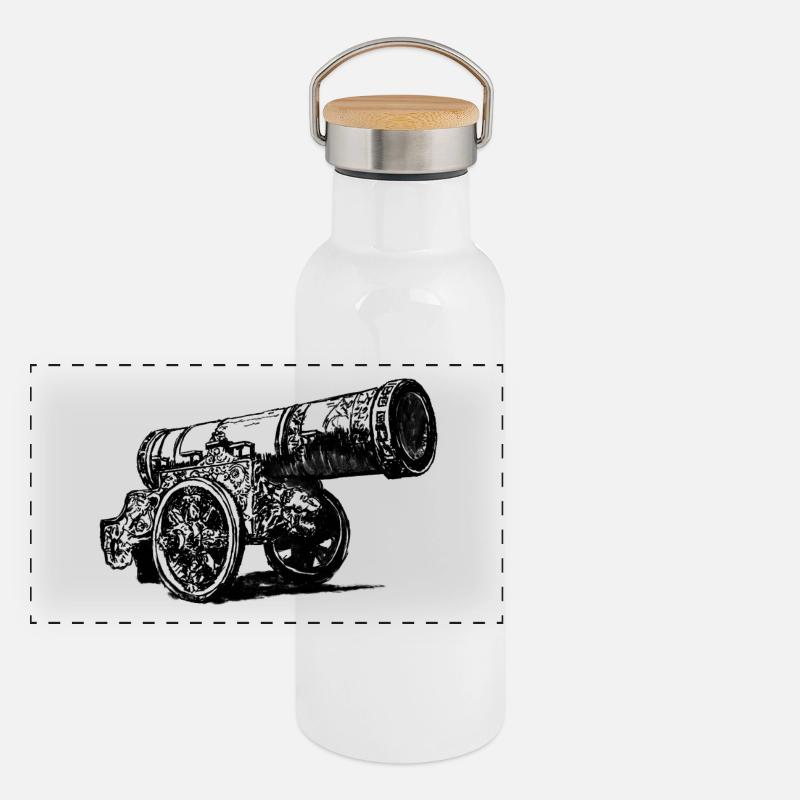 cannon Panoramic Thermal Bottle with Bamboo Lid