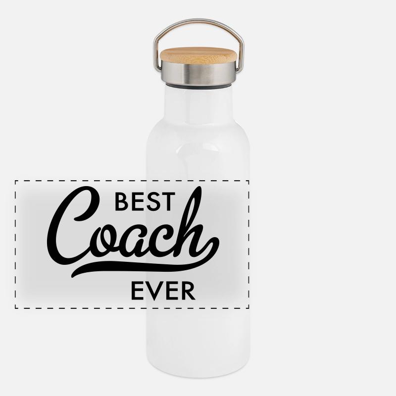 coach Panoramic Thermal Bottle with Bamboo Lid