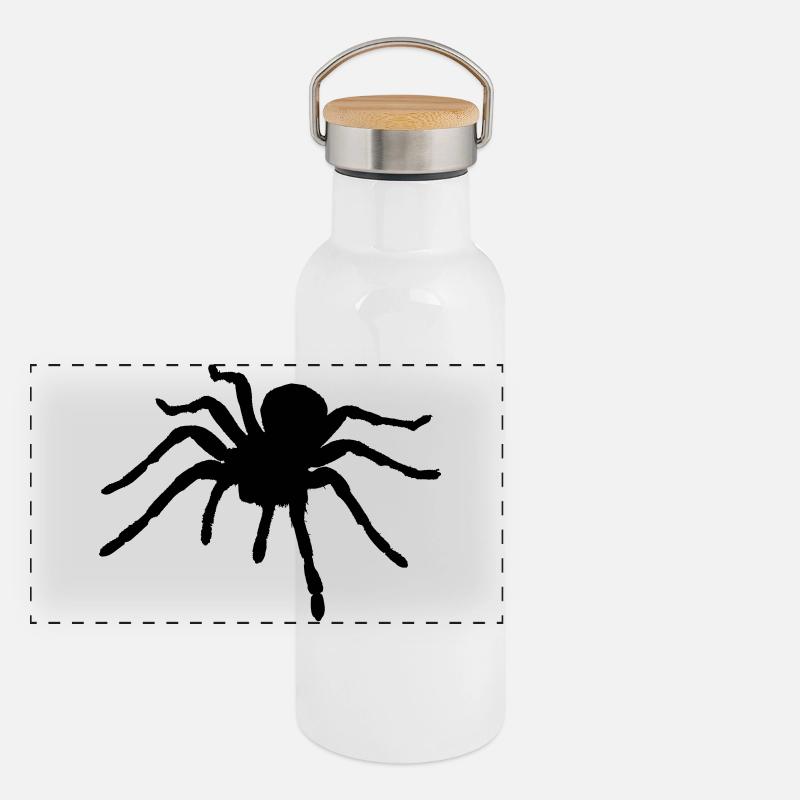 Spiders rampants Gourde isotherme avec bouchon en bambou