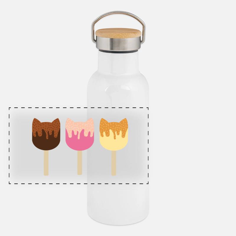 Freunde Panorama Thermosflasche mit Bambusdeckel