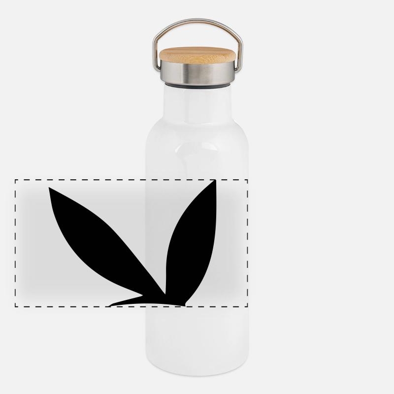 Oreilles de lapin sexy Gourde isotherme avec bouchon en bambou