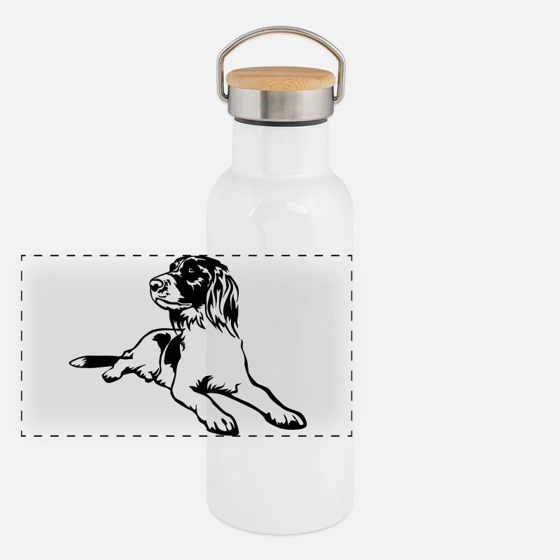 Münsterländer Gourde isotherme avec bouchon en bambou