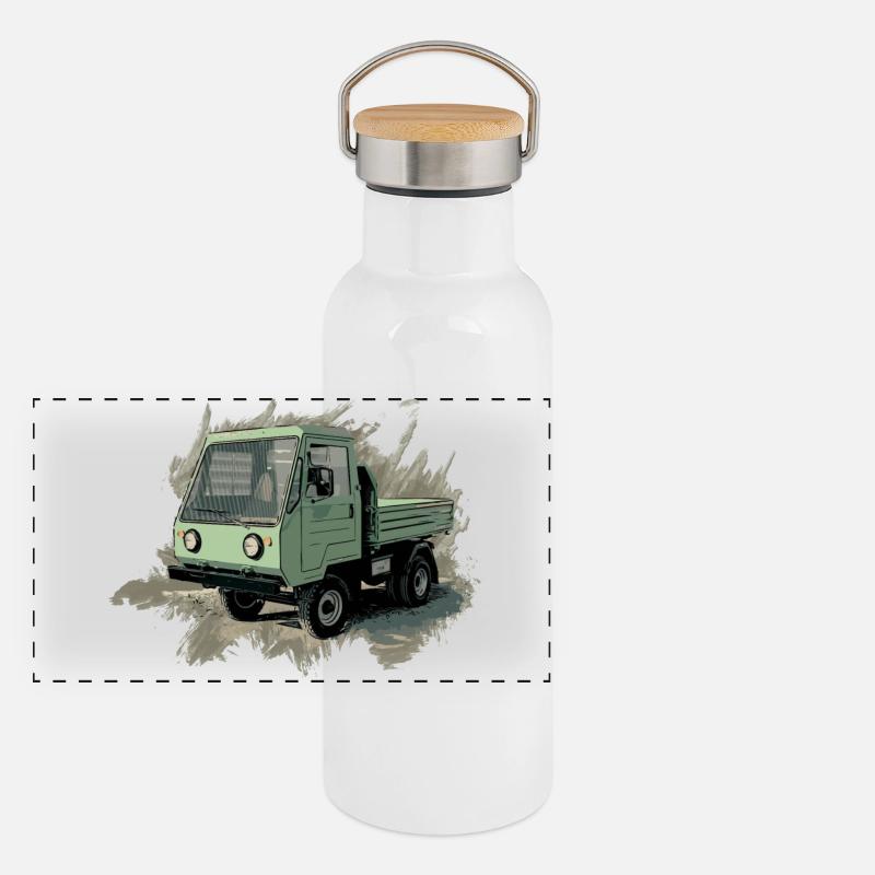 MultiCar M24 Panorama Thermosflasche mit Bambusdeckel