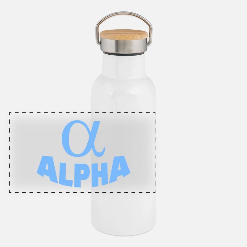 ALFA Termoflaske med bambuslåg