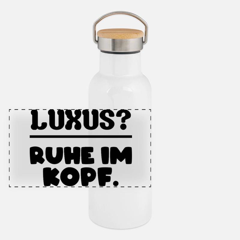 Luxury? Peace of mind. Panoramic Thermal Bottle with Bamboo Lid