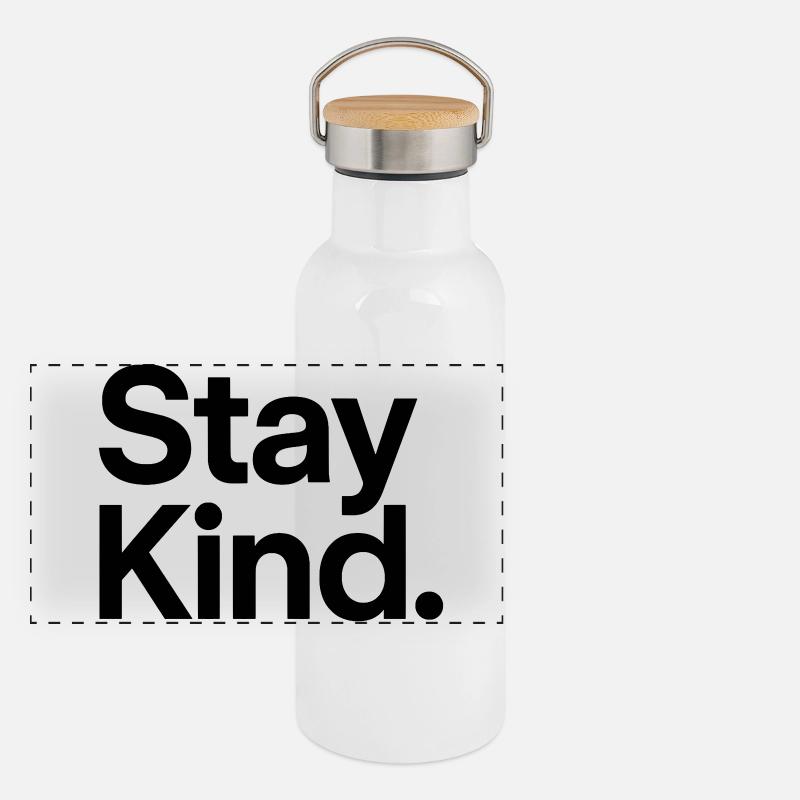 Stay Kind Panorama Thermosflasche mit Bambusdeckel