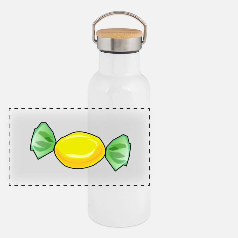 chocolate sweets candy chocolate26 Panoramic Thermal Bottle with Bamboo Lid