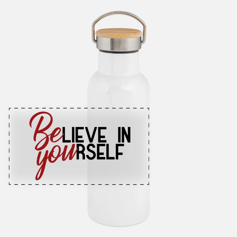 Be you Panorama Thermosflasche mit Bambusdeckel