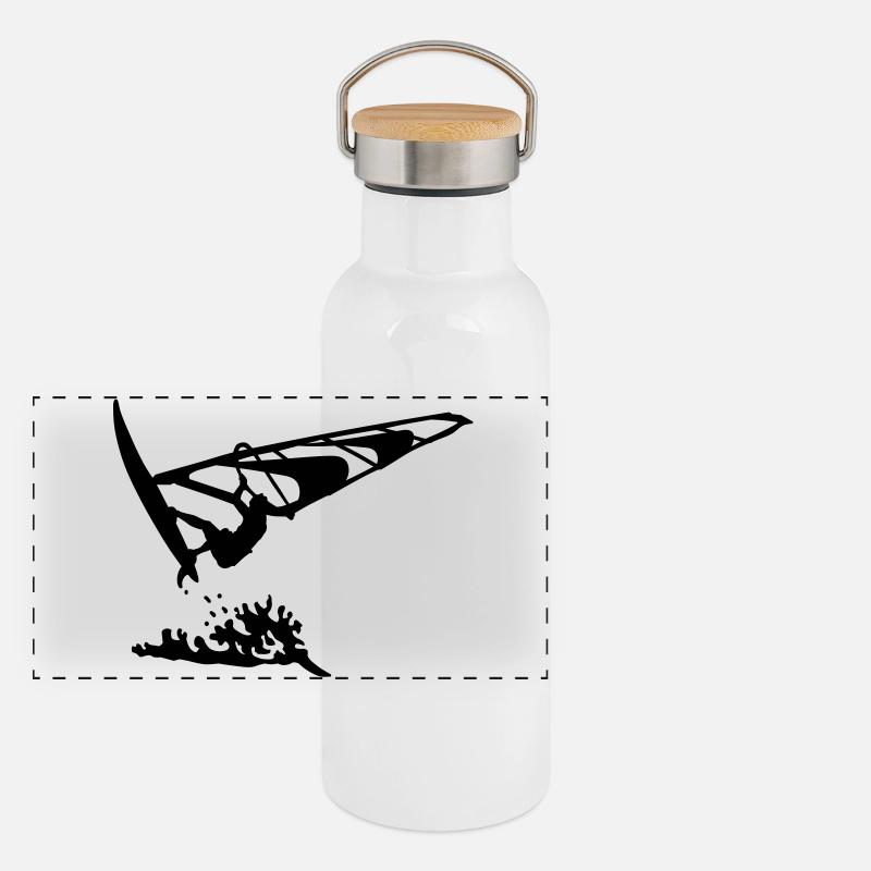 windsurfing Gourde isotherme avec bouchon en bambou